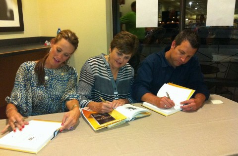 Fearless book signing with Brown family and Eric Blehm